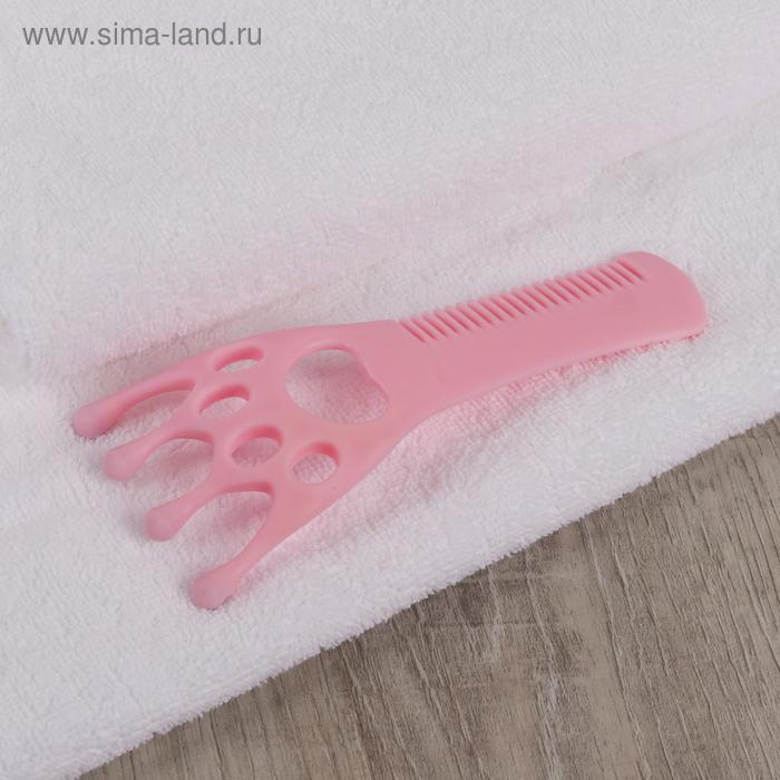 Массажёр-чесалка «Лапка», с расчёской, 4 магнита, цвет розовый
Массажёр-чесалка «Лапка», с расчёской, 4 магнита, цвет розовый