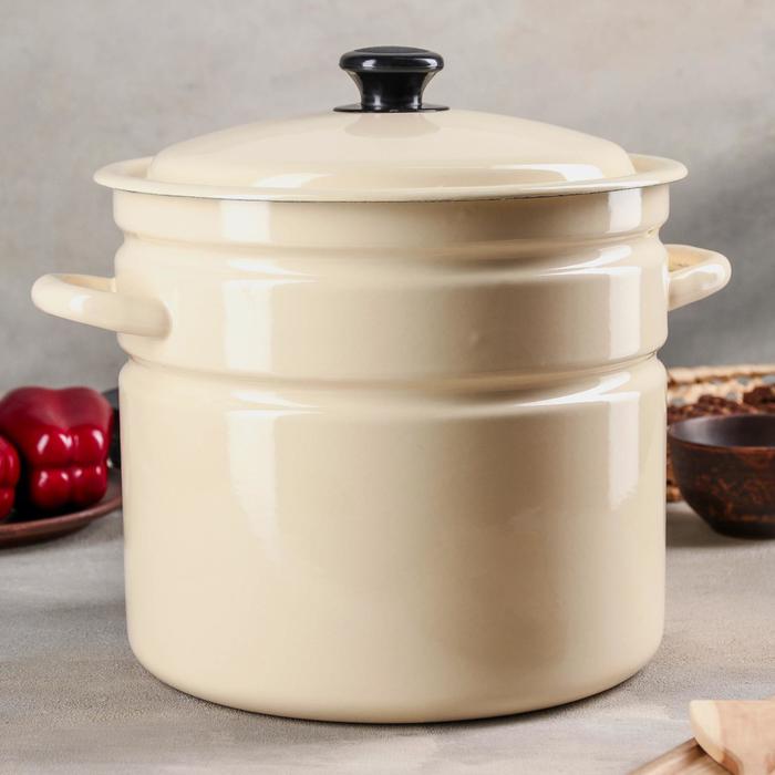 Кастрюля цилиндрическая, 10 л, без деколи, цвет бежевый
Кастрюля цилиндрическая, 10 л, без деколи, цвет бежевый