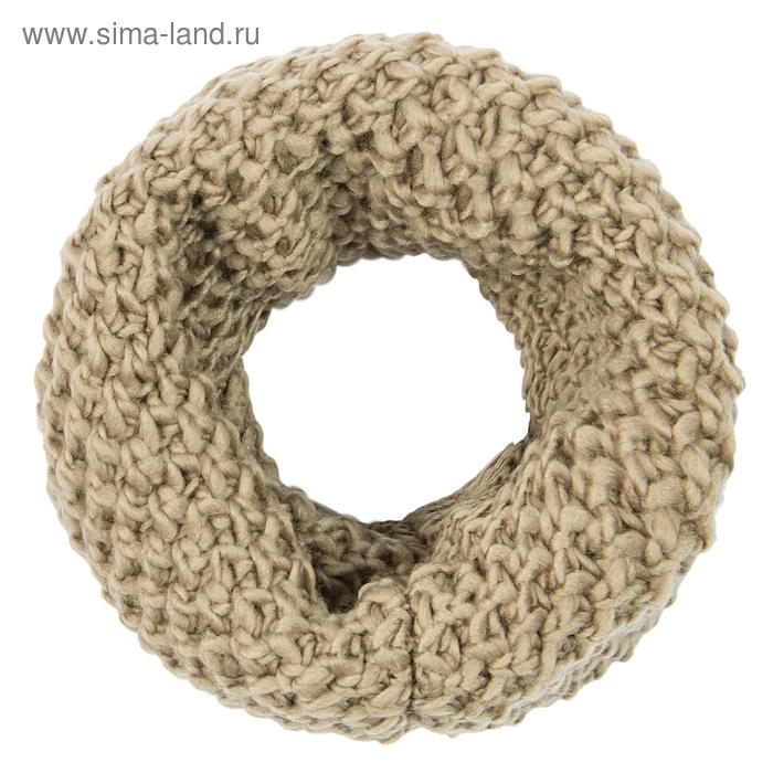 Снуд женский, цвет бежевый, размер 30х40 
Снуд женский, цвет бежевый, размер 30х40