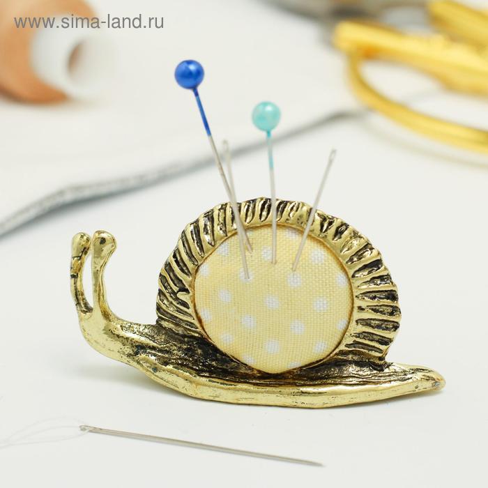 Игольница «Улитка», под лaтунь
Игольница «Улитка», под лaтунь