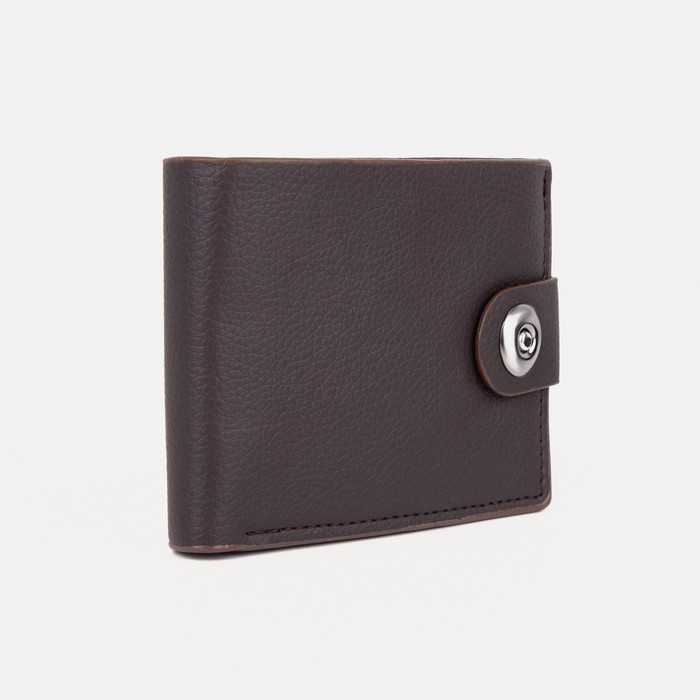 Портмоне на магните, для купюр, для карт, для монет, цвет коричневый
Портмоне на магните, для купюр, для карт, для монет, цвет коричневый