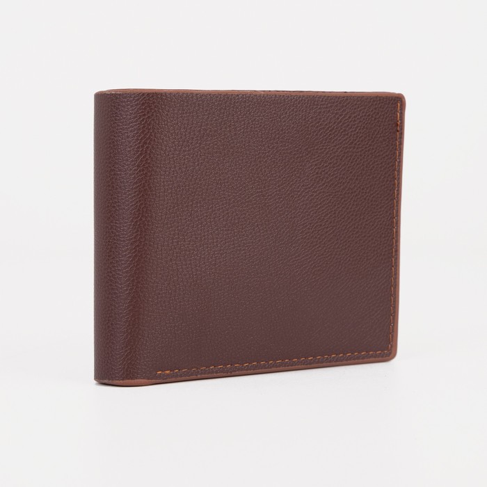 Портмоне без застёжки, цвет коричневый
Портмоне без застёжки, цвет коричневый