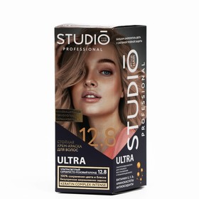 Комплект ULTRA для окрашивания волос Studio Professional Volume Up, тон 12.8 ультрасветлый серебристо-розовый блонд
Комплект ULTRA для окрашивания волос Studio Professional Volume Up, тон 12.8 ультрасветлый серебристо-розовый блонд