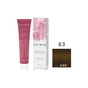 Крем-краска для окрашивания волос Cutrin Aurora Permanent, тон 8.3 светлый золотистый блондин, 60 мл
Крем-краска для окрашивания волос Cutrin Aurora Permanent, тон 8.3 светлый золотистый блондин, 60 мл