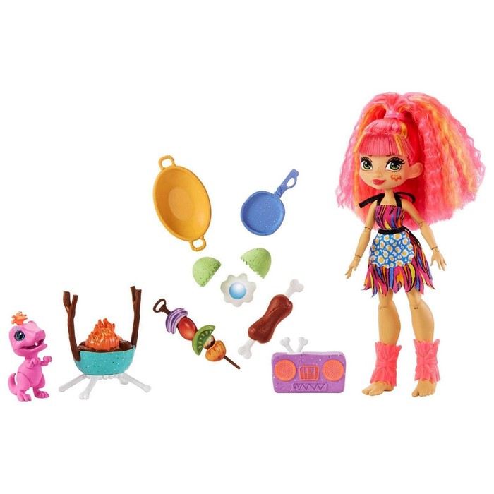 Игровой набор с куклой Эмберли и барбекю, Cave Club
Игровой набор с куклой Эмберли и барбекю, Cave Club