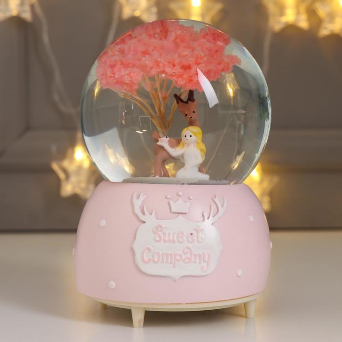 Сувенир полистоун водяной шар музыка "Девочка с оленёнком" крутится 15,5х10х10 см
Сувенир полистоун водяной шар музыка "Девочка с оленёнком" крутится 15,5х10х10 см