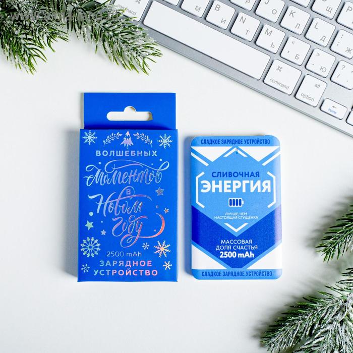 Зарядное устройство «Сливочная энергия», 2500 mAh
Зарядное устройство «Сливочная энергия», 2500 mAh