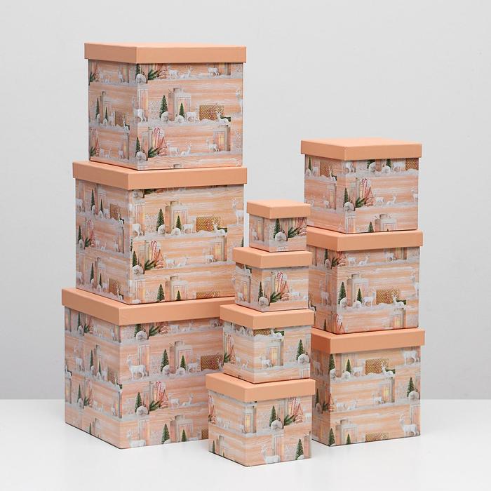 Набор коробок 10 в 1 квадратный "Зима" 26,5 х 26,5 - 8,5 х 8,5 см
Набор коробок 10 в 1 квадратный "Зима" 26,5 х 26,5 - 8,5 х 8,5 см