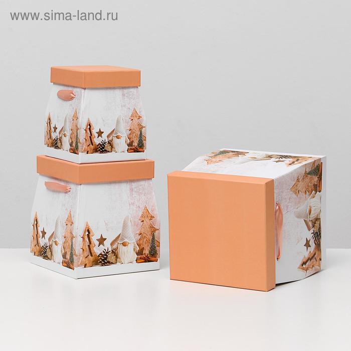 Набор коробок 3 в 1 трапеция 17,5 х 17,5 х 21,5 - 11 х 11 х 15 см
Набор коробок 3 в 1 трапеция 17,5 х 17,5 х 21,5 - 11 х 11 х 15 см