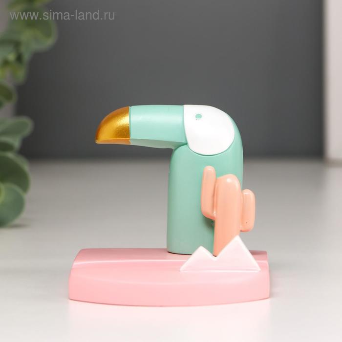 Сувенир полистоун подставка "Тукан и кактус" 6,2х9х6,7 см 
Сувенир полистоун подставка "Тукан и кактус" 6,2х9х6,7 см