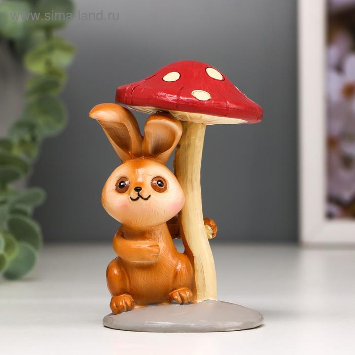 Сувенир полистоун "Зайчик под мухоморчиком" 10,3х6х6 см
Сувенир полистоун "Зайчик под мухоморчиком" 10,3х6х6 см
