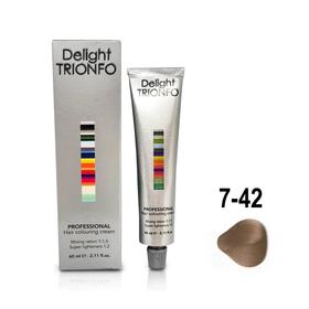 Крем-краска для окрашивания волос Constant Delight Delight Trionfo 7-42 средне-русый бежево-пепельный, 60 мл
Крем-краска для окрашивания волос Constant Delight Delight Trionfo 7-42 средне-русый бежево-пепельный, 60 мл