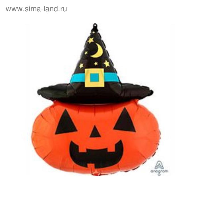Шар фольгированный 35" «Тыква в колпаке», фигура
Шар фольгированный 35" «Тыква в колпаке», фигура