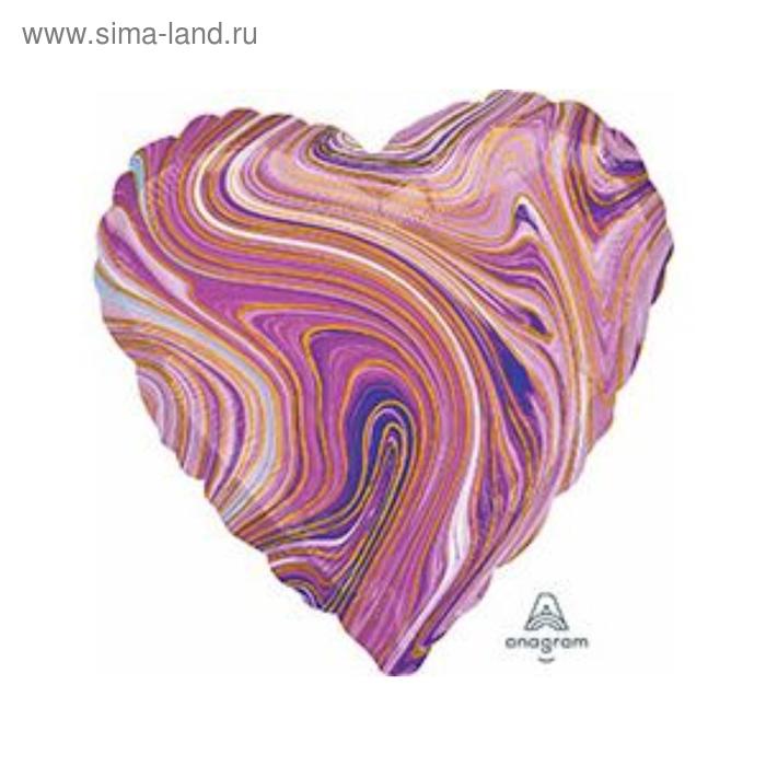 Шар фольгированный 19" «Мрамор», сердце, цвет фиолетовый
Шар фольгированный 19" «Мрамор», сердце, цвет фиолетовый