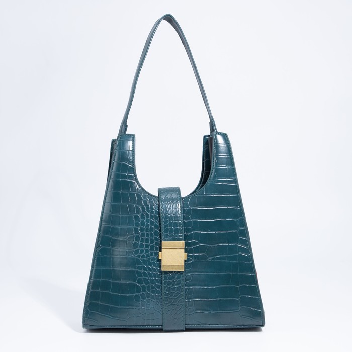 Сумка женская, отдел на клапане, длинный ремень, цвет зелёный
Сумка женская, отдел на клапане, длинный ремень, цвет зелёный