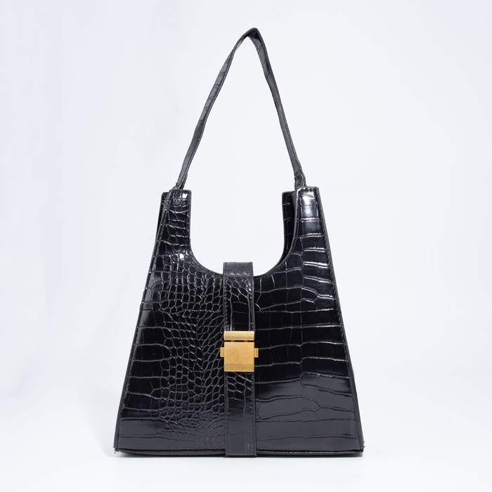 Сумка женская, отдел на клапане, длинный ремень, цвет чёрный
Сумка женская, отдел на клапане, длинный ремень, цвет чёрный