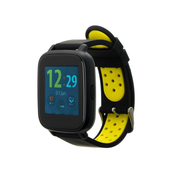 фото Смарт-часы jet sport sw-5, цветной дисплей 1.44", bluetooth 4.0, ip68, желтые
