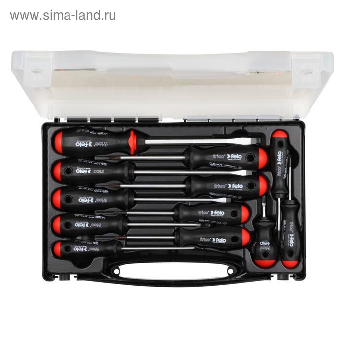 Набор отверток Felo 50011216, ударная отвертка SL, SL/PZ/PH, кейс, 2К пластик, 12 шт.
Набор отверток Felo 50011216, ударная отвертка SL, SL/PZ/PH, кейс, 2К пластик, 12 шт.