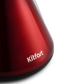 Чайник электрический Kitfort KT-697-2, металл, 1.7 л, 2200 Вт, автоотключение, красный
Чайник электрический Kitfort KT-697-2, металл, 1.7 л, 2200 Вт, автоотключение, красный
