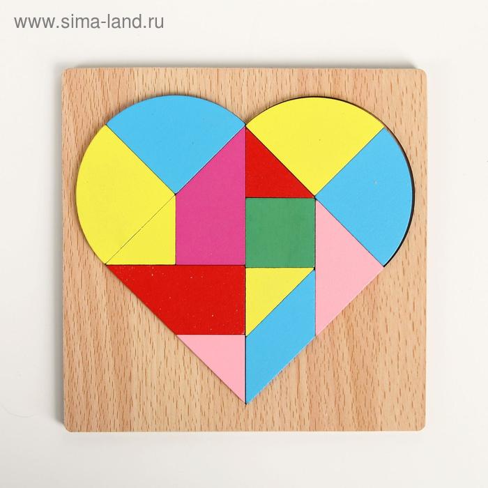 Головоломка «Строй фигуры и узоры», сердце
Головоломка «Строй фигуры и узоры», сердце