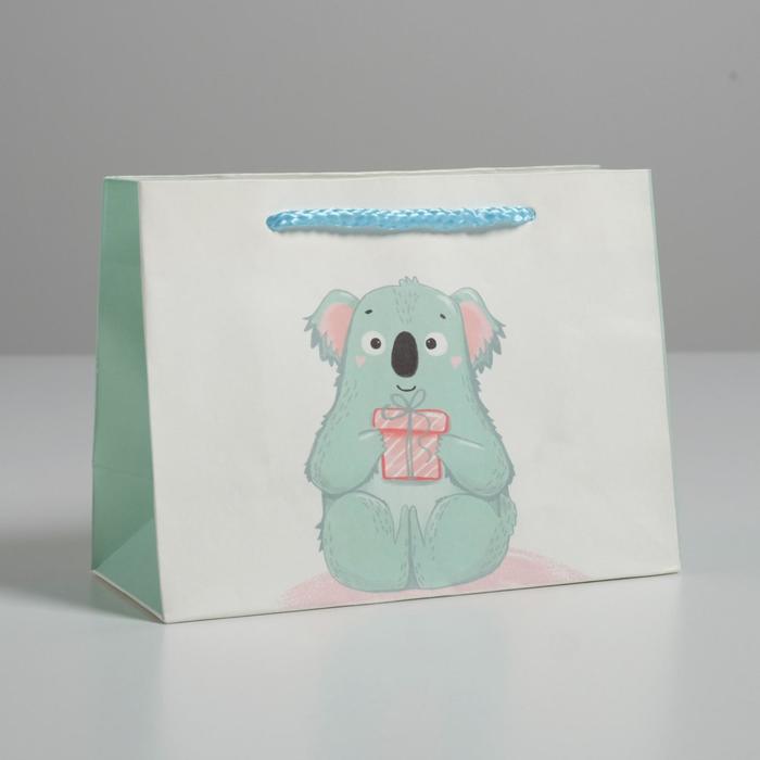 Пакет подарочный «Gift», 14,5 × 19,5 × 8,5 см
Пакет подарочный «Gift», 14,5 × 19,5 × 8,5 см