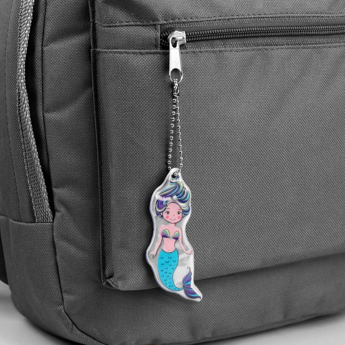 Светоотражающий элемент «Русалка», 8,5 × 3 см, цвет голубой
Светоотражающий элемент «Русалка», 8,5 × 3 см, цвет голубой