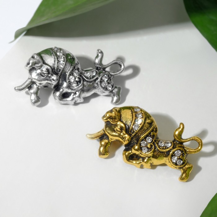 Брошь "Бык" , цвет МИКС
Брошь "Бык" , цвет МИКС