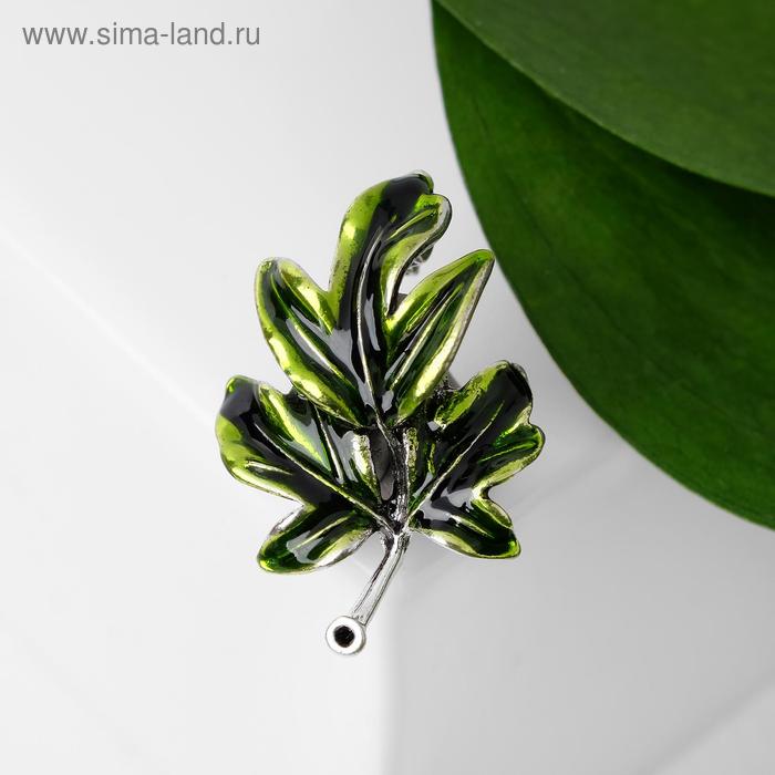 Брошь "Лист", цвет зелёный в чернёном серебре
Брошь "Лист", цвет зелёный в чернёном серебре