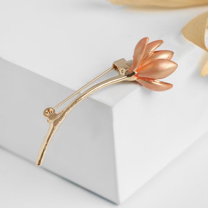 Брошь "Цветок", цвет матовый золотой в золоте
Брошь "Цветок", цвет матовый золотой в золоте