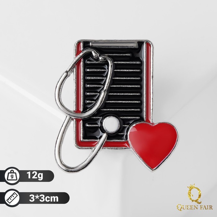 Брошь "Набор врача", цвет красно-чёрный в чернёном серебре
Брошь "Набор врача", цвет красно-чёрный в чернёном серебре