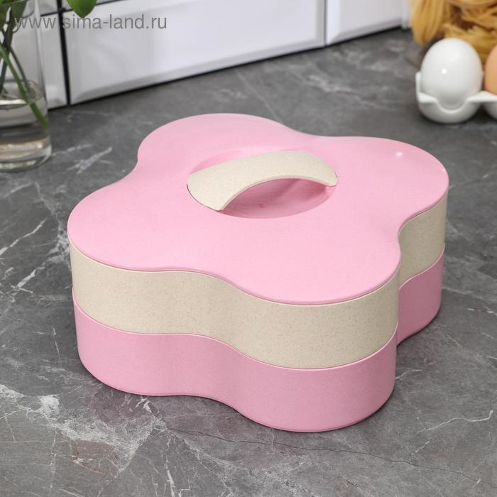 Менажница 2-ярусная, 8 отделений, 25×24×10,5 см, цвет МИКС
Менажница 2-ярусная, 8 отделений, 25×24×10,5 см, цвет МИКС