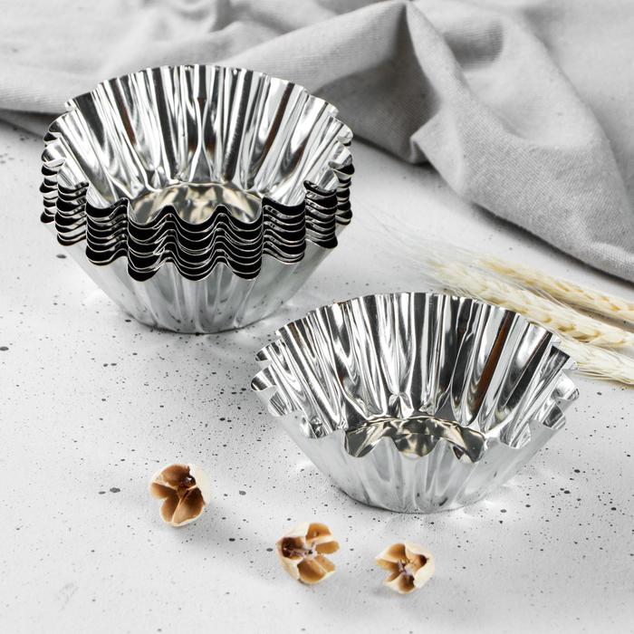 Набор форм для выпечки кексов, d-11,5 х 6,5 см , v-4,5 см, 10 шт
Набор форм для выпечки кексов, d-11,5 х 6,5 см , v-4,5 см, 10 шт