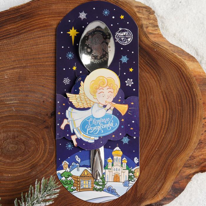 фото Ложка с гравировкой «ангел»