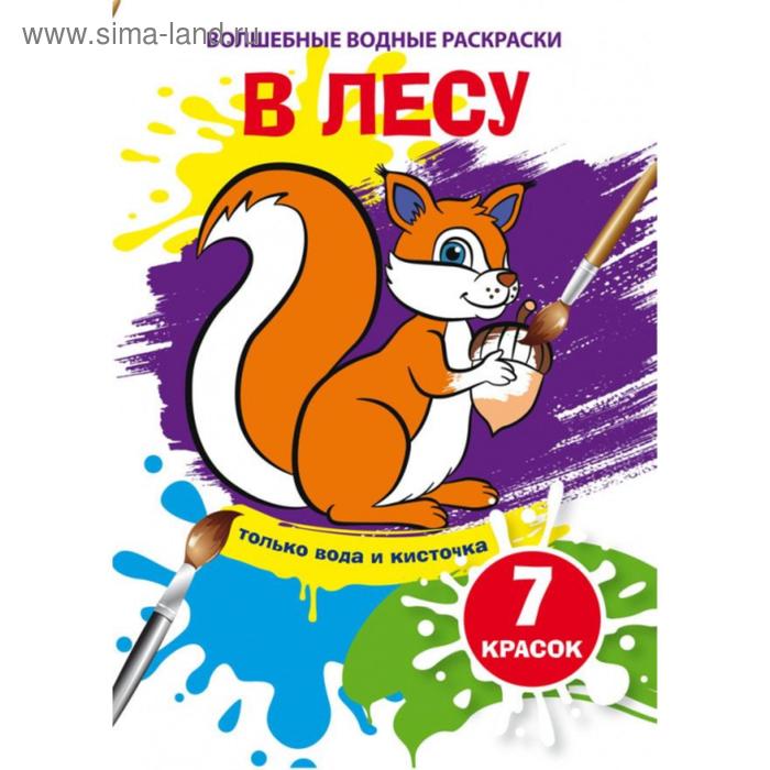 Волшебные водные раскраски «В лесу»
Волшебные водные раскраски «В лесу»