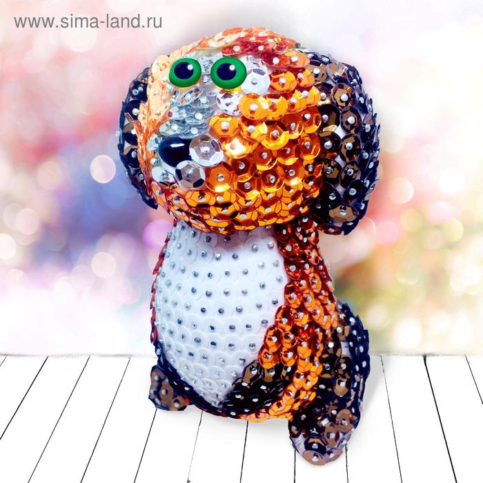 Аппликация пайетками «Весёлый пес»+ 3 цвета пайеток
Аппликация пайетками «Весёлый пес»+ 3 цвета пайеток