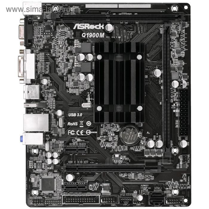 Материнская плата Asrock Q1900M, VGA, DVI, HDMI, mATX,
Материнская плата Asrock Q1900M, VGA, DVI, HDMI, mATX,