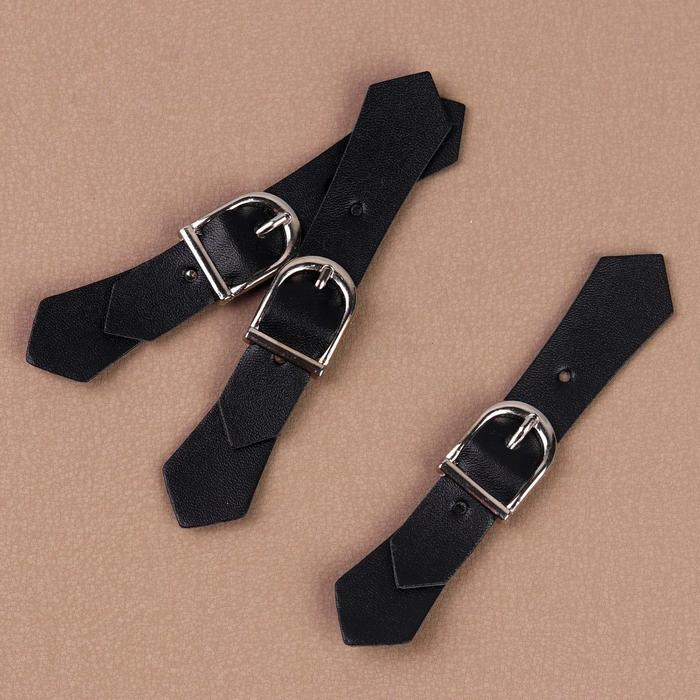 Застёжка-клевант, с пряжкой, 11 × 2 см, 3 шт, цвет чёрный/серебряный
Застёжка-клевант, с пряжкой, 11 × 2 см, 3 шт, цвет чёрный/серебряный