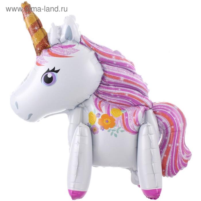Шар фольгированный 29" «Цветочный единорог», ходящая фигура
Шар фольгированный 29" «Цветочный единорог», ходящая фигура