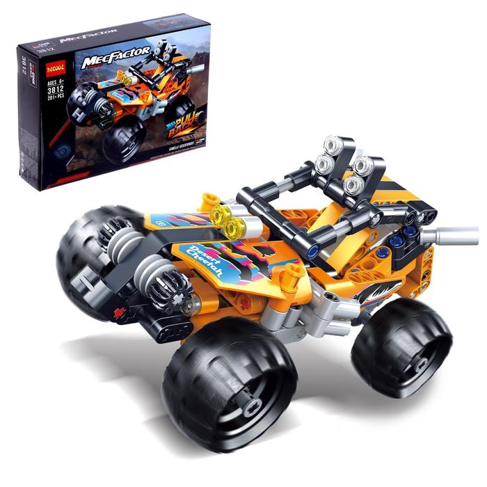 Конструктор с инерционным механизмом «Багги», 201 деталь
Конструктор с инерционным механизмом «Багги», 201 деталь