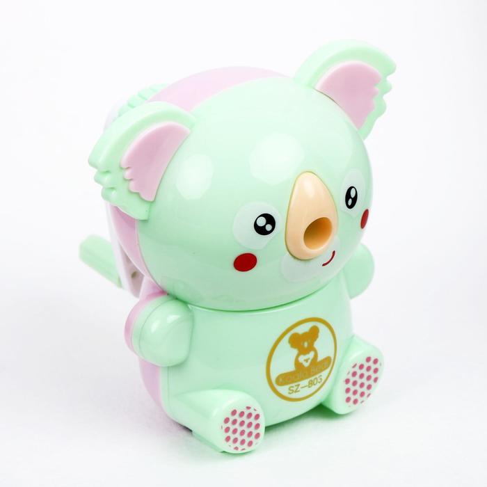 фото Точилка механическая с контейнером микс коала