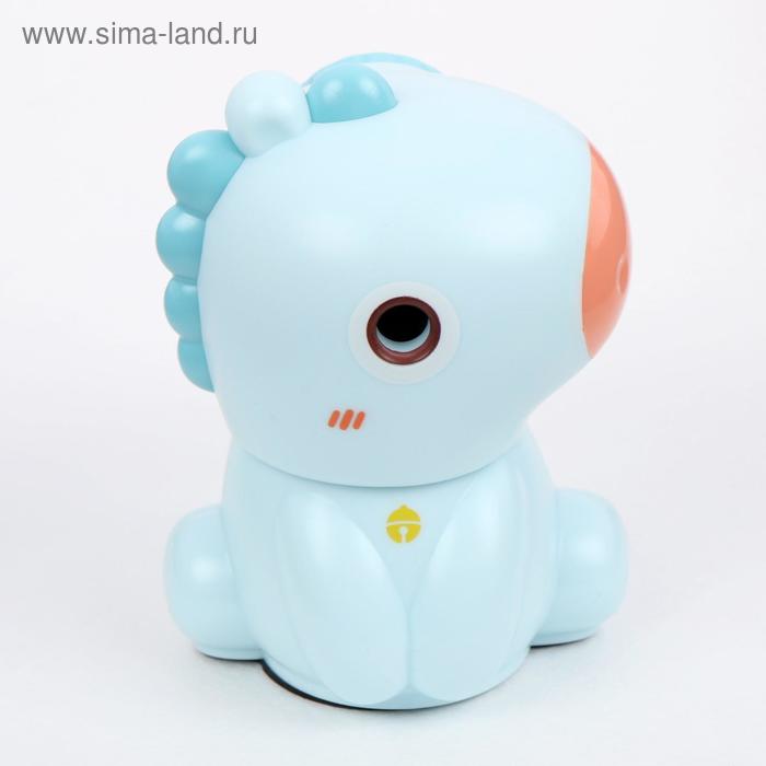 фото Точилка механическая с контейнером микс динозавр