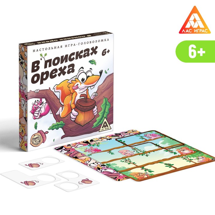 Игра-головоломка «В поисках ореха», 6+
Игра-головоломка «В поисках ореха», 6+