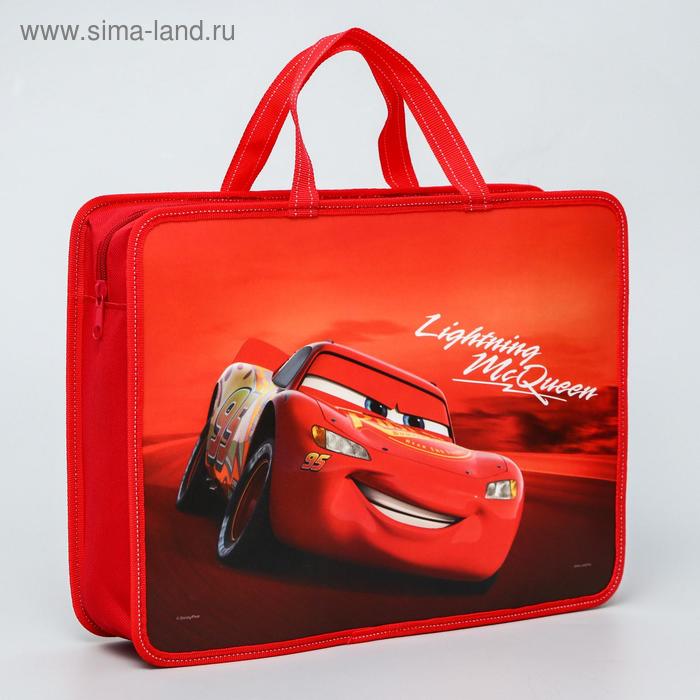 Папка с ручками пластик А4 80мм 330*240 мм, «Маккуин», Тачки 
Папка с ручками пластик А4 80мм 330*240 мм, «Маккуин», Тачки