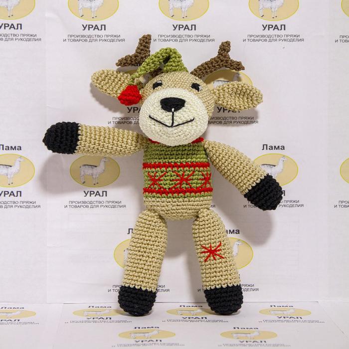 Набор для вязания игрушки "Олень Север" 24х18 см
Набор для вязания игрушки "Олень Север" 24х18 см