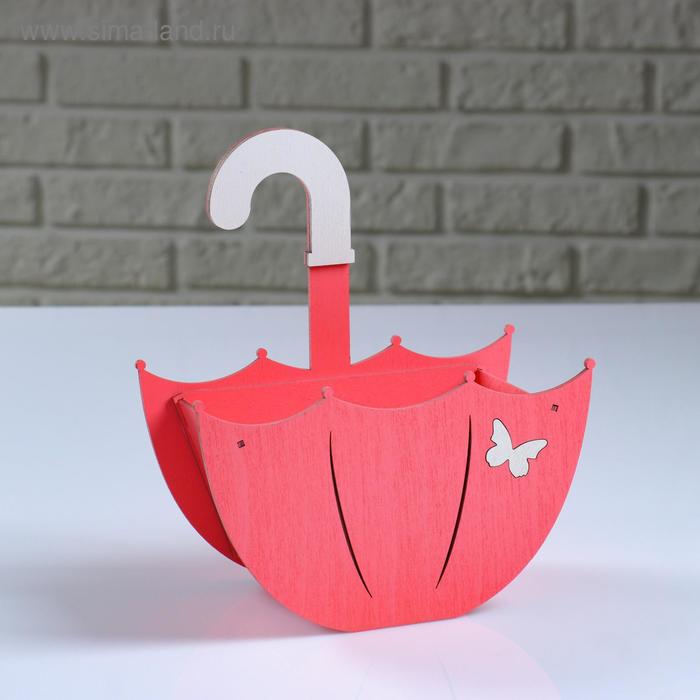 Кашпо деревянное "Зонтик с подвесом", коралловый, 19×9×21.5 см
Кашпо деревянное "Зонтик с подвесом", коралловый, 19×9×21.5 см