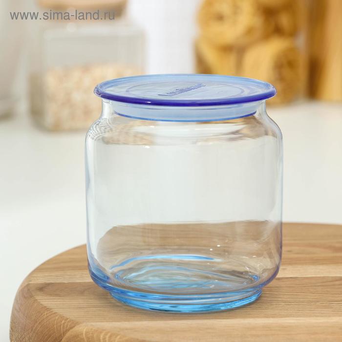 Банка Rondo Ice Blue, 0,5 л, с пластиковой крышкой 
Банка Rondo Ice Blue, 0,5 л, с пластиковой крышкой