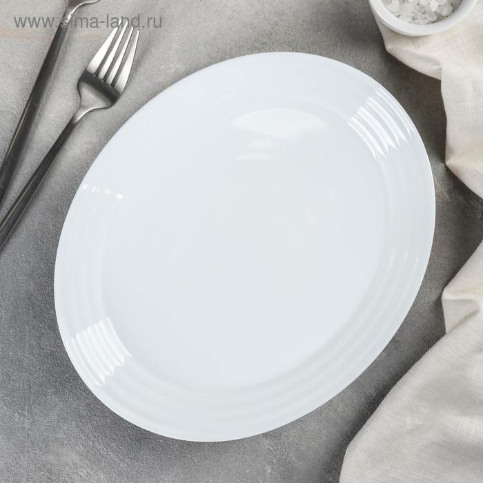 Тарелка овальная Stairo (Arcoroc), 25×17 см
Тарелка овальная Stairo (Arcoroc), 25×17 см