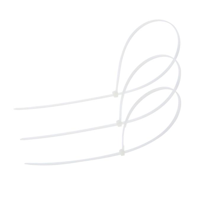 Нейлоновый хомут 4,8х450 белый, 100 шт. 
Нейлоновый хомут 4,8х450 белый, 100 шт.