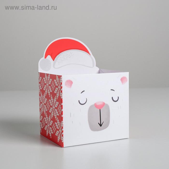 Коробка для мини-букетов «С новым годом», мишка, 12 х 17 х 10 см
Коробка для мини-букетов «С новым годом», мишка, 12 х 17 х 10 см