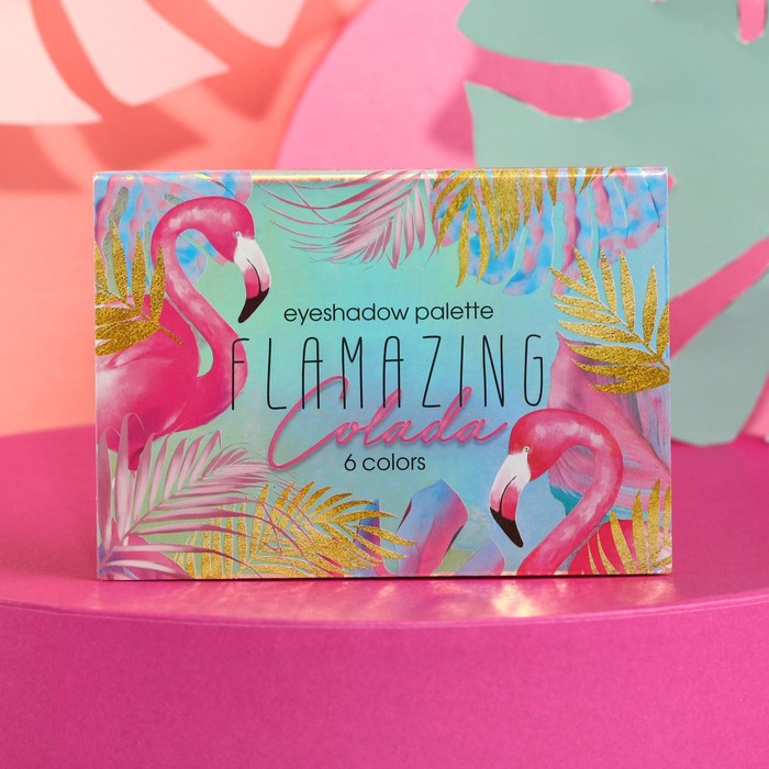 Палетка теней для век Flamazing colada, 6 невероятных оттенков
Палетка теней для век Flamazing colada, 6 невероятных оттенков